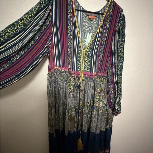 NWT Anthropologie Bhanuni by Jyoti Tatiana Tiered Maxi Dress. - Picture 7 of 12